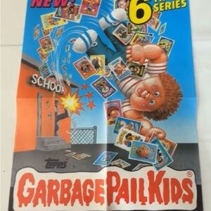 1987 Topps GPK GARBAGE PAIL KIDS OS6 Series 6 6th‎ Box POSTER PROMO VINTAGE